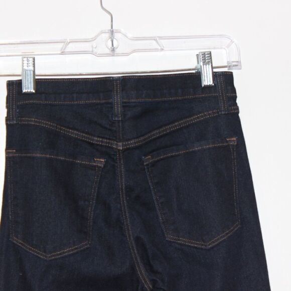 J Brand High waisted skinny fit jeans with dark Wash Women Size 24 - Picture 7 of 12